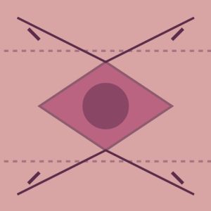 Tapis Boujad — Vintage rose et violet 200x300 cm